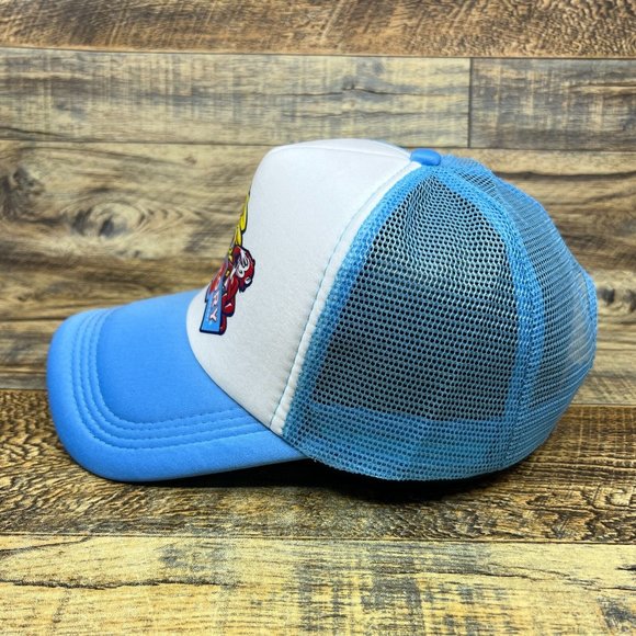 Victory Sour Monkey Mens Trucker Hat Blue Snapback Brewing Company Beer Cap - Picture 4 of 8